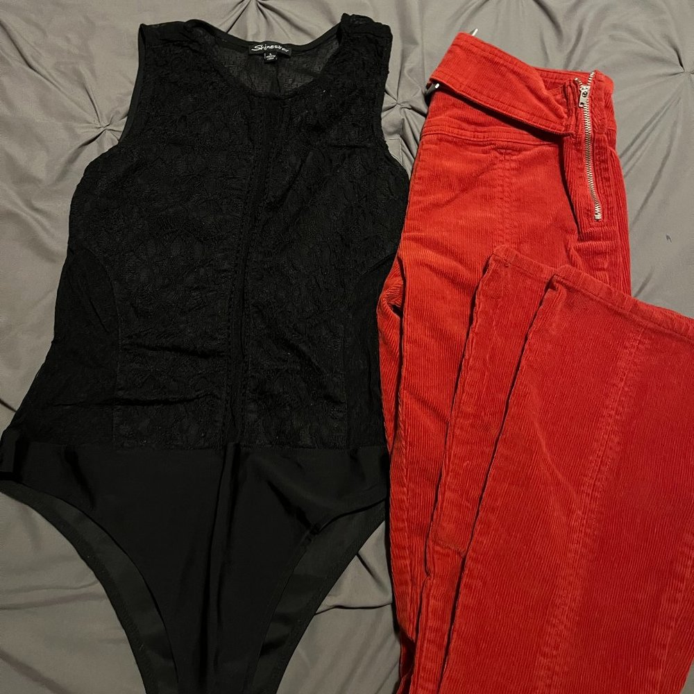 Black Mesh Body Suite